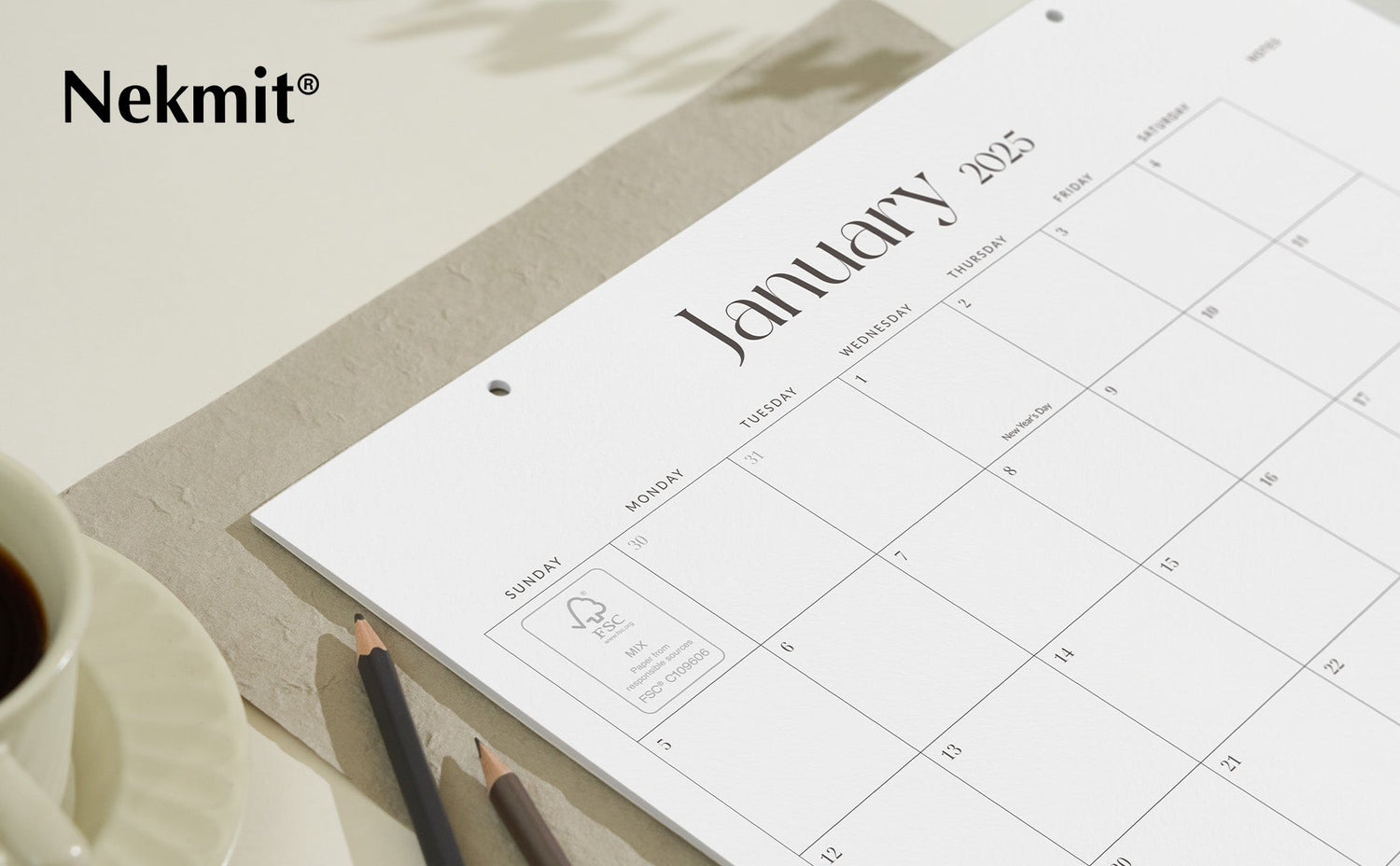 2025-2026 Desk and Wall Calendars: A Seamless Fusion of Style and Utility