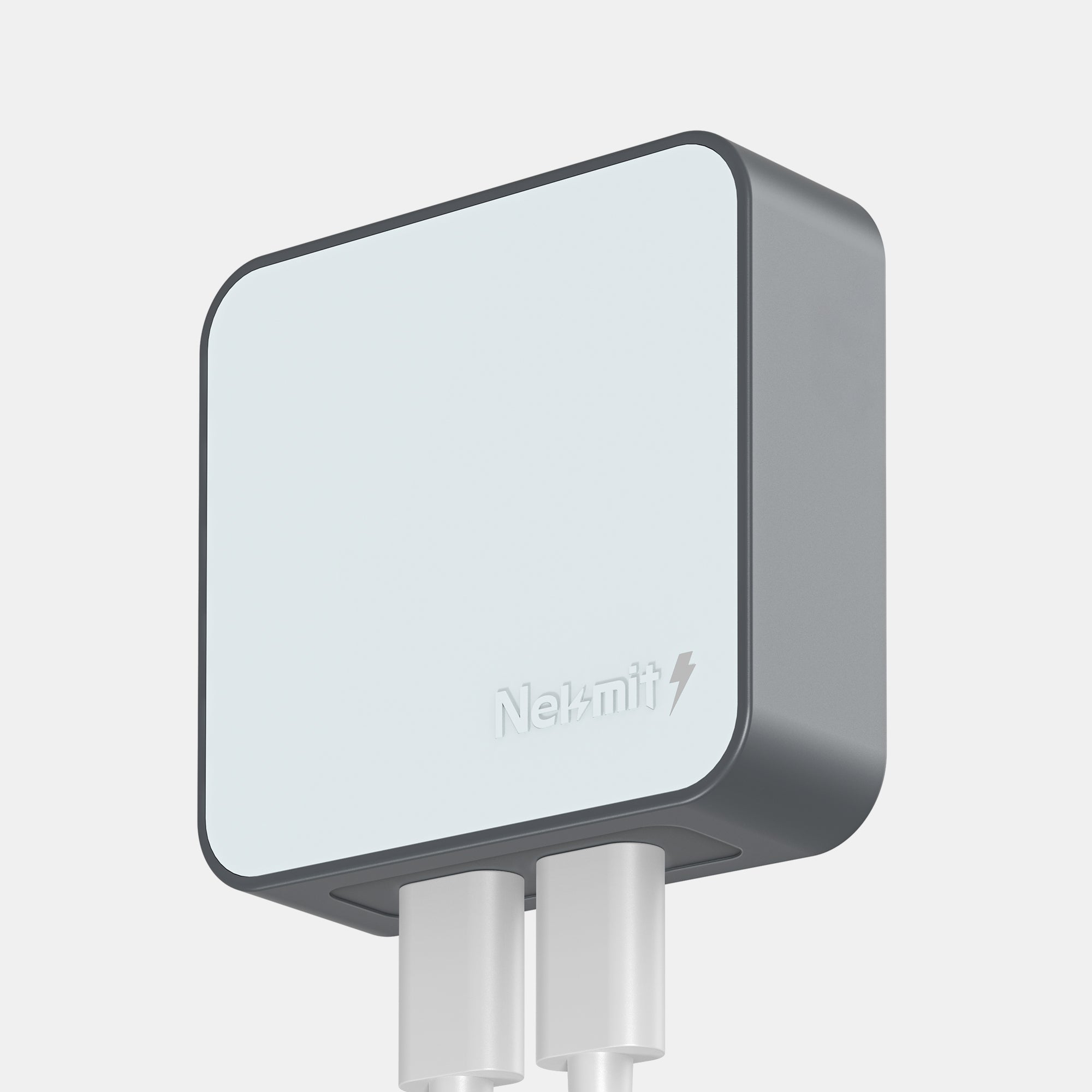 Net-mit device with a white background