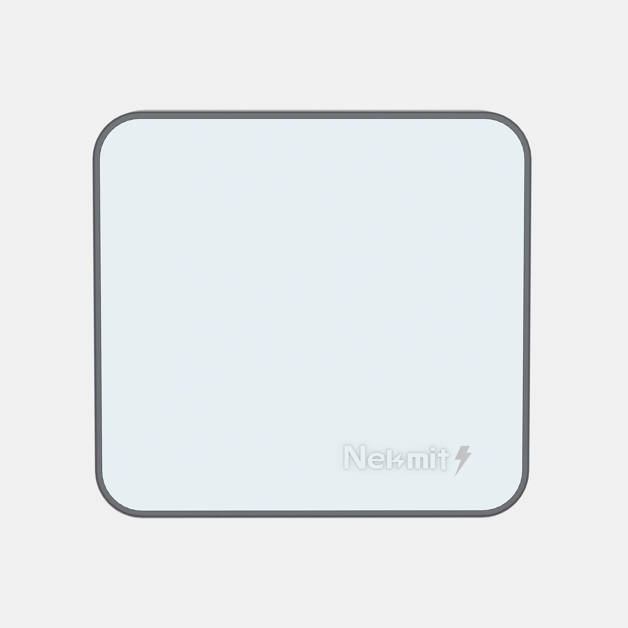 Rectangular device with 'Nekmit' branding on a light gray background