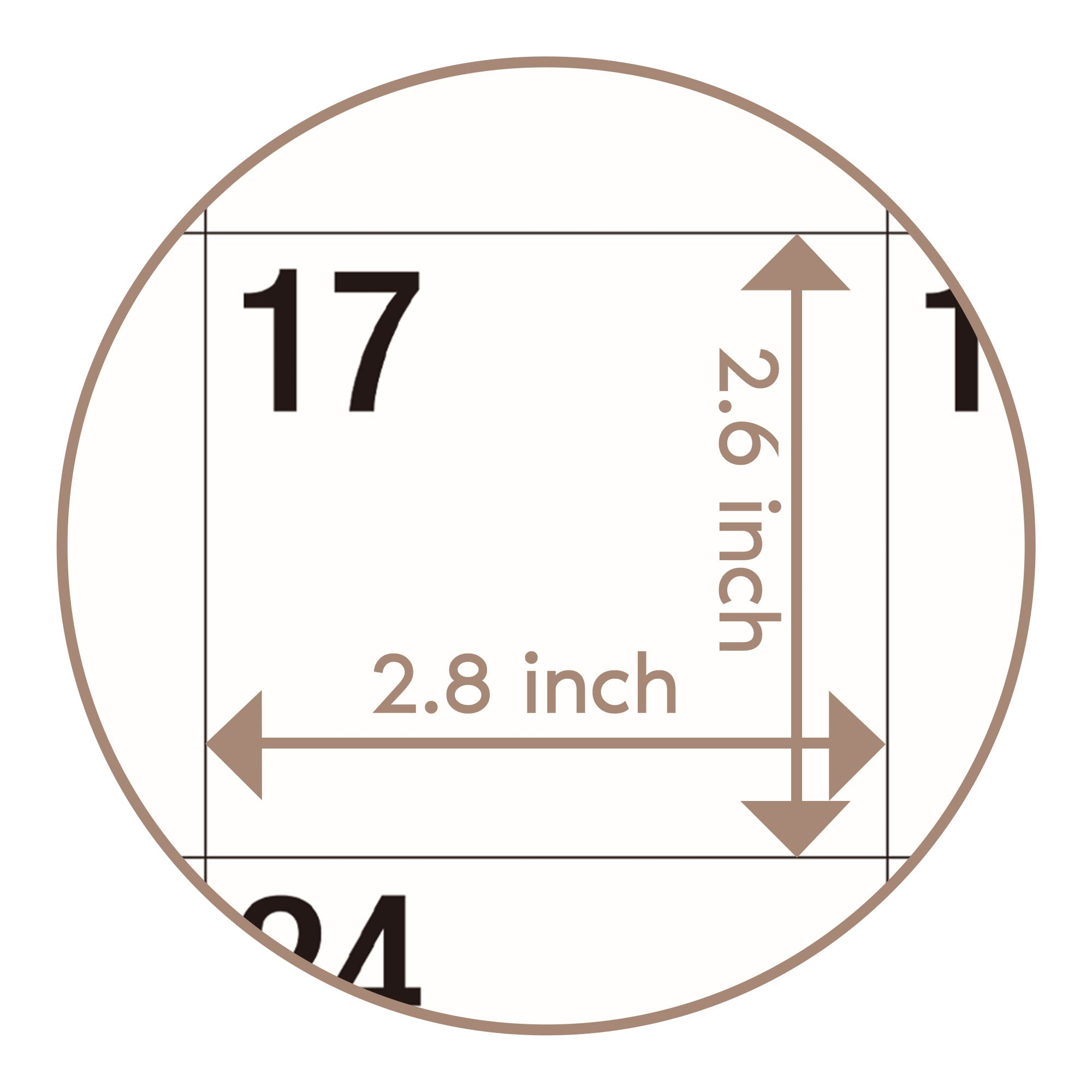 Nekmit 2025 - 2026 Large Desk Calendar-Big Font 21" x 16.5"