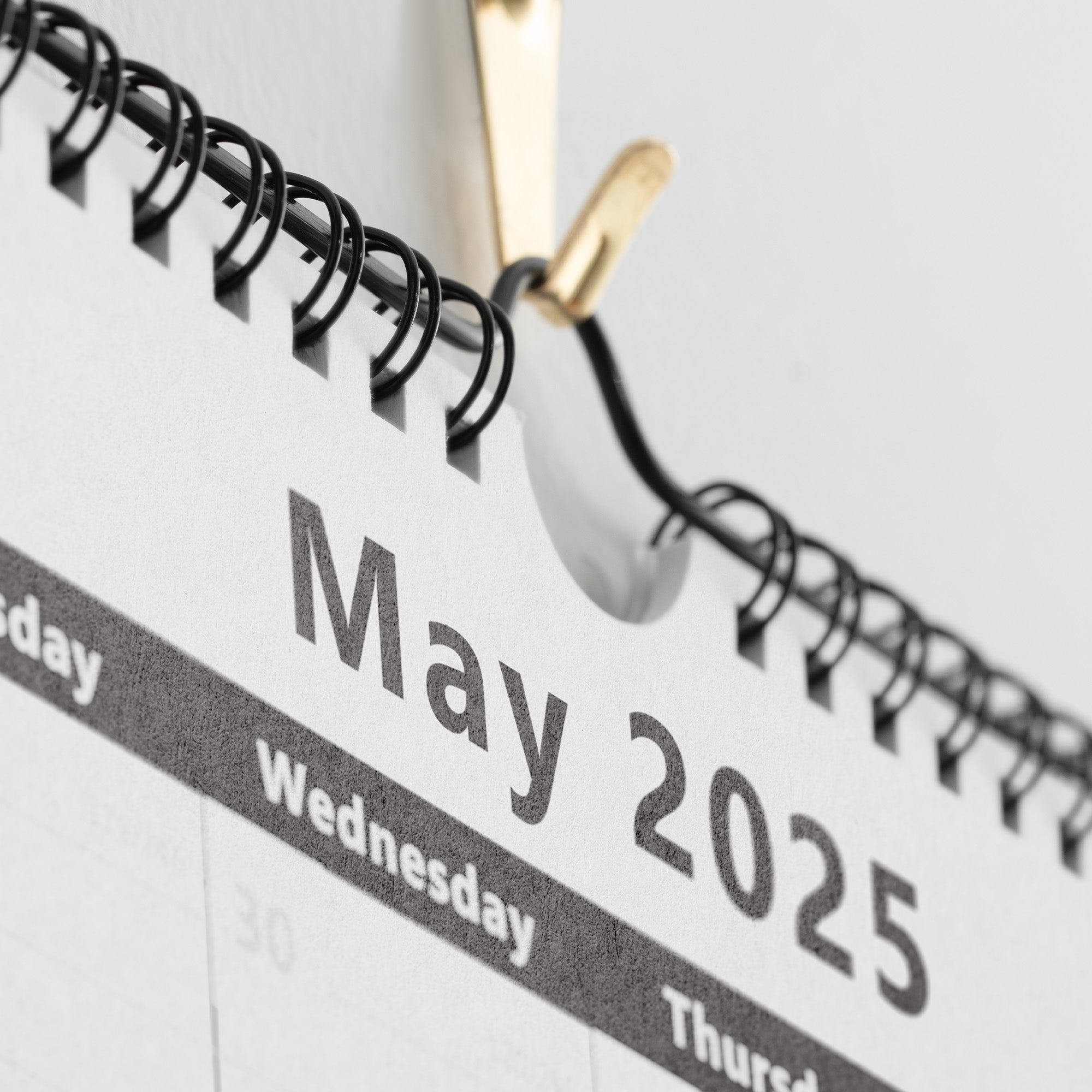 Nekmit 2025 - 2026 Ruled Blocks Wall Calendar 15" x 12"