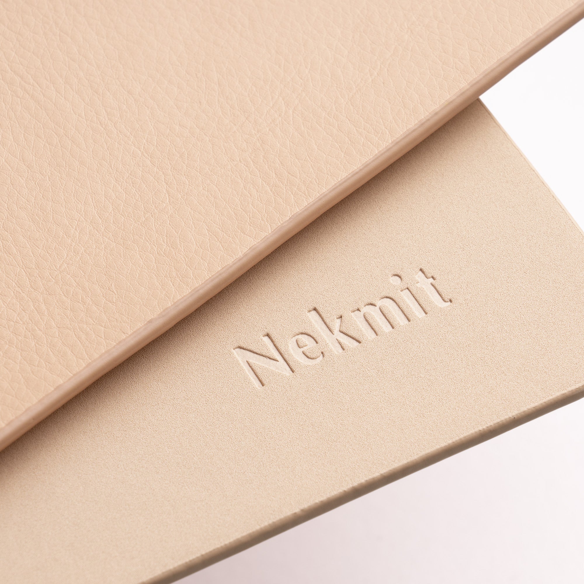 Nekmit Leather Desk Blotter Pad Apricot