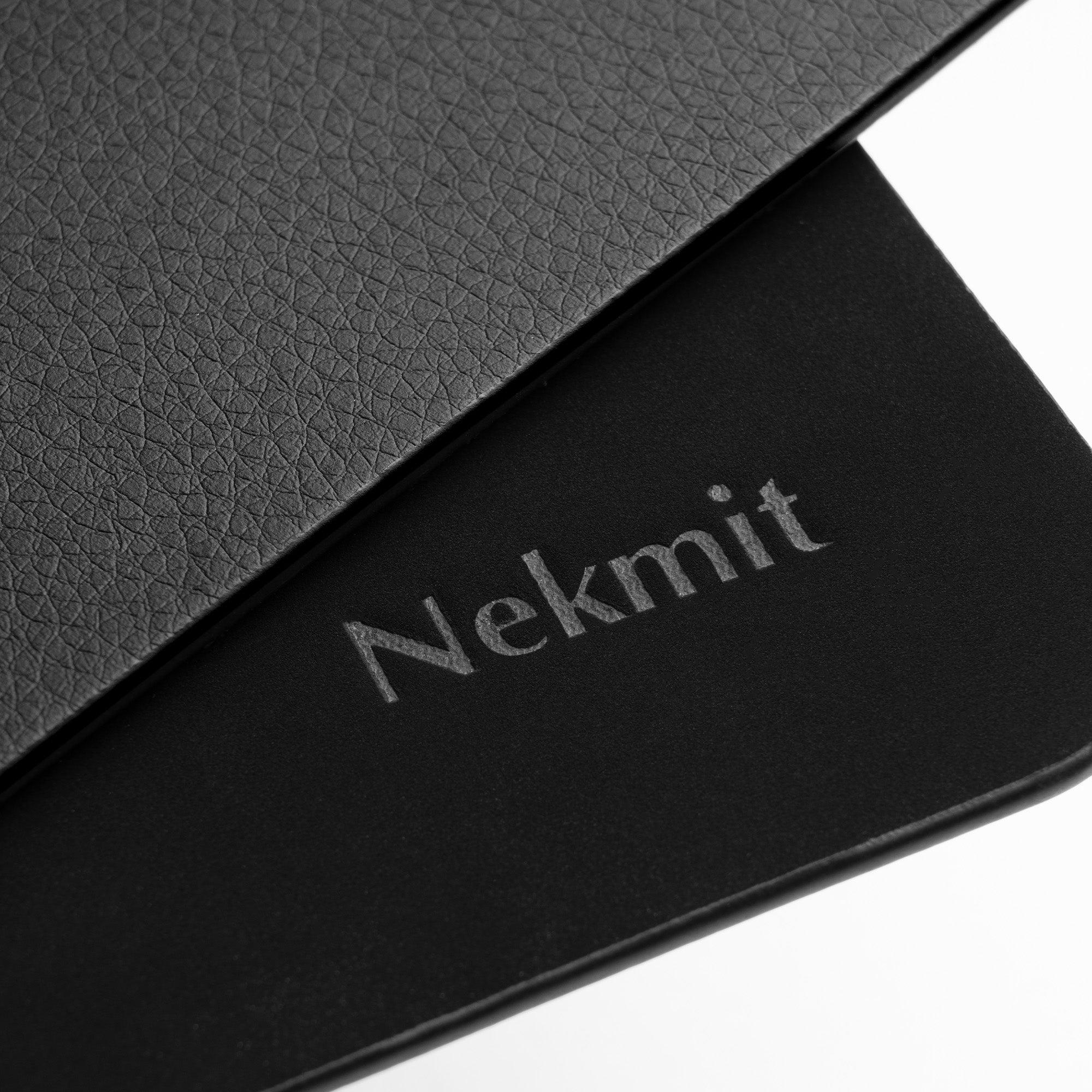 Nekmit Leather Desk Blotter Pad Black