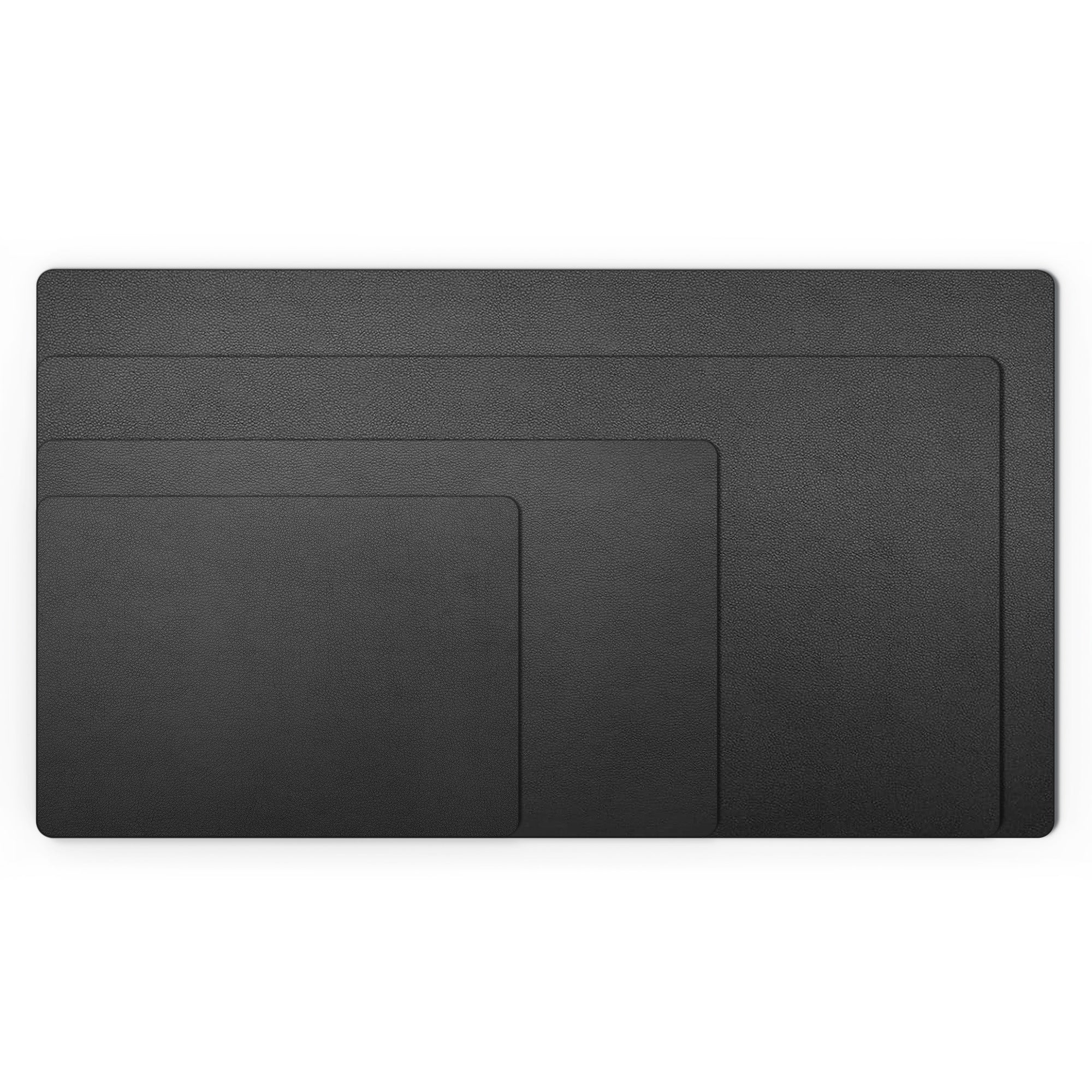 Nekmit Leather Desk Blotter Pad Black