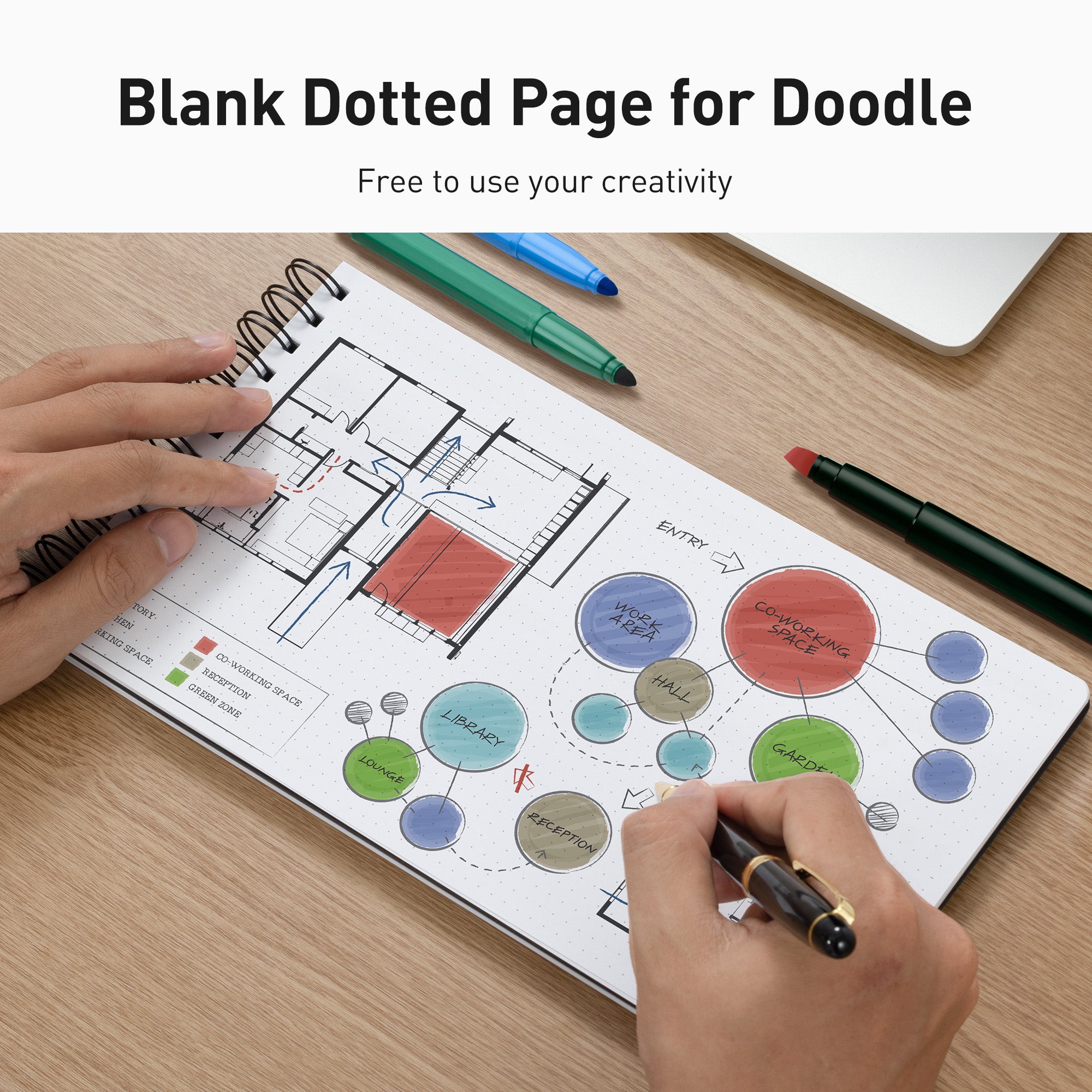 Nekmit Undated 18-Month Weekly Planner 11.2" x 6.3"