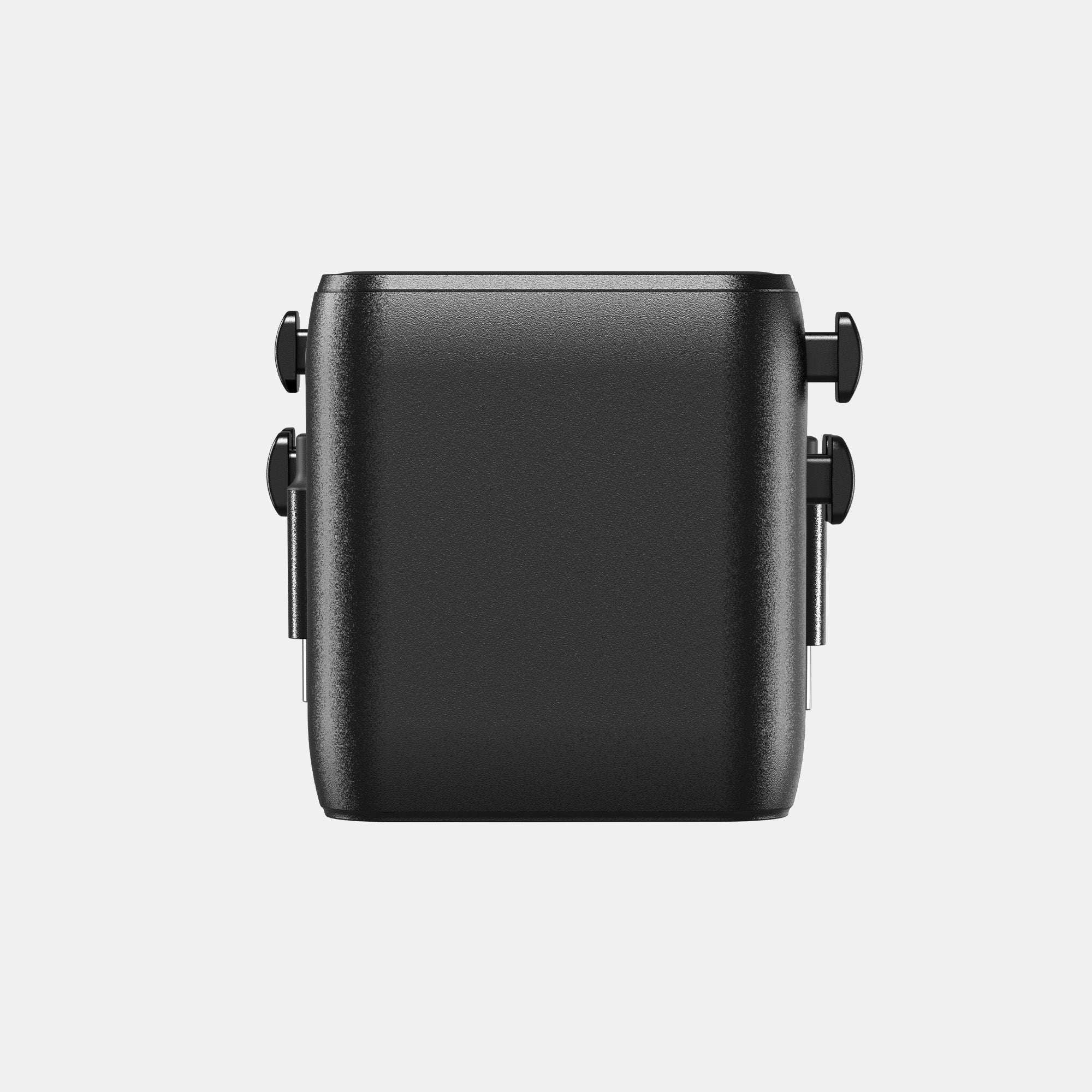 70W Universal Travel Adapter with Retractable Cable Black
