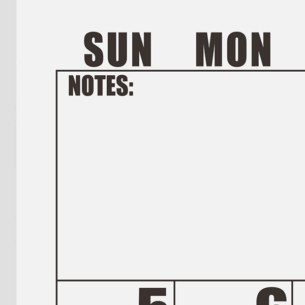 2026-2027 Large Print Big Grid Wall Calendar