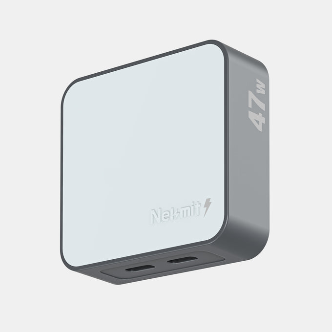 47W Flat Dual USB‑C Charger