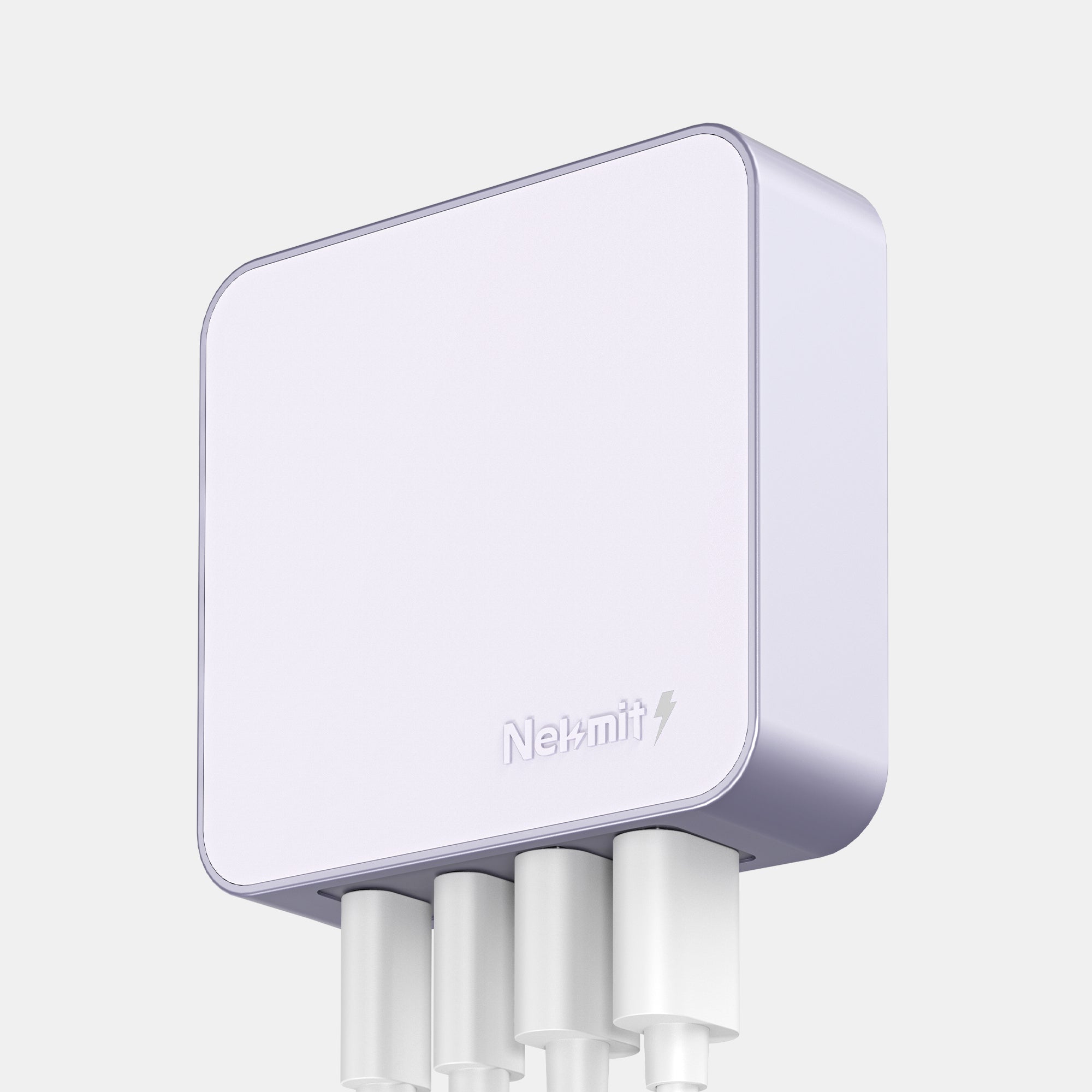 Netmit device with multiple outlets on a light gray background