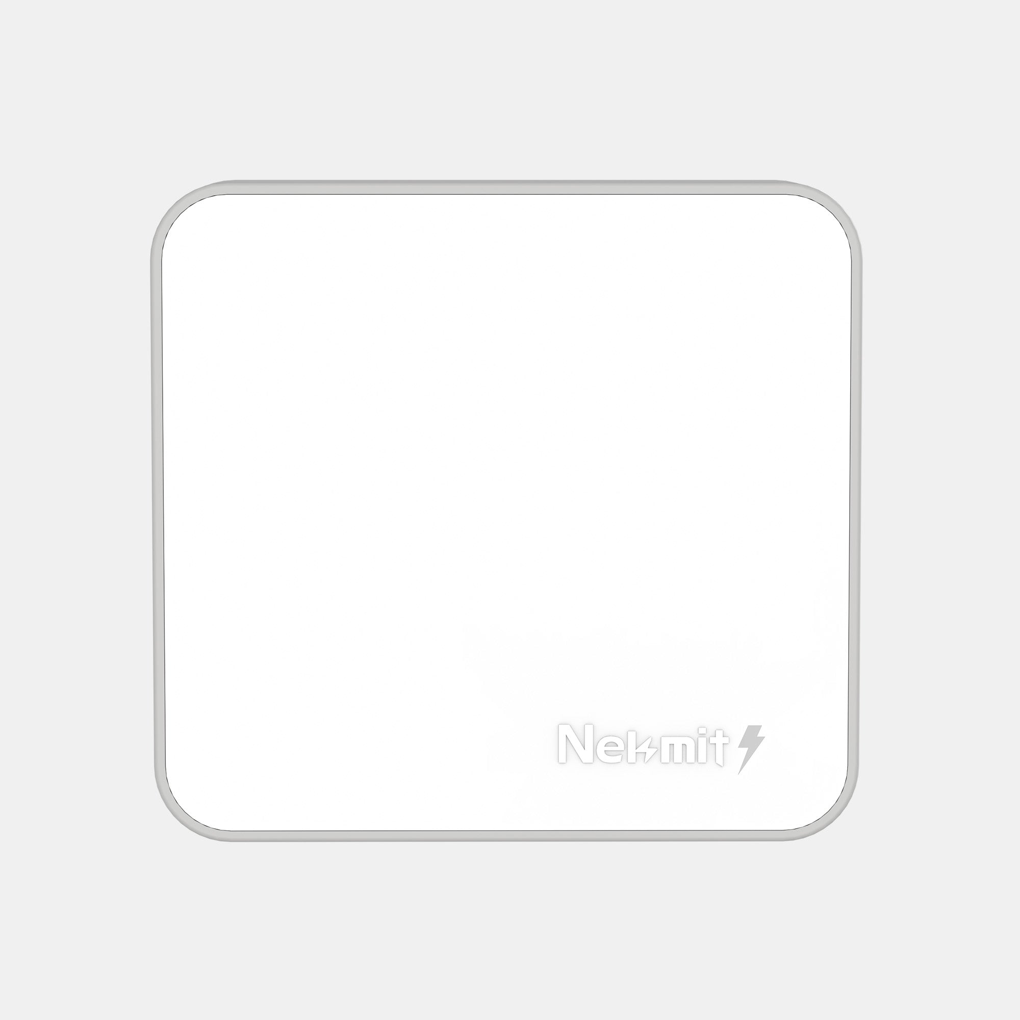 White electronic device with 'Nelmont' branding on a light gray background