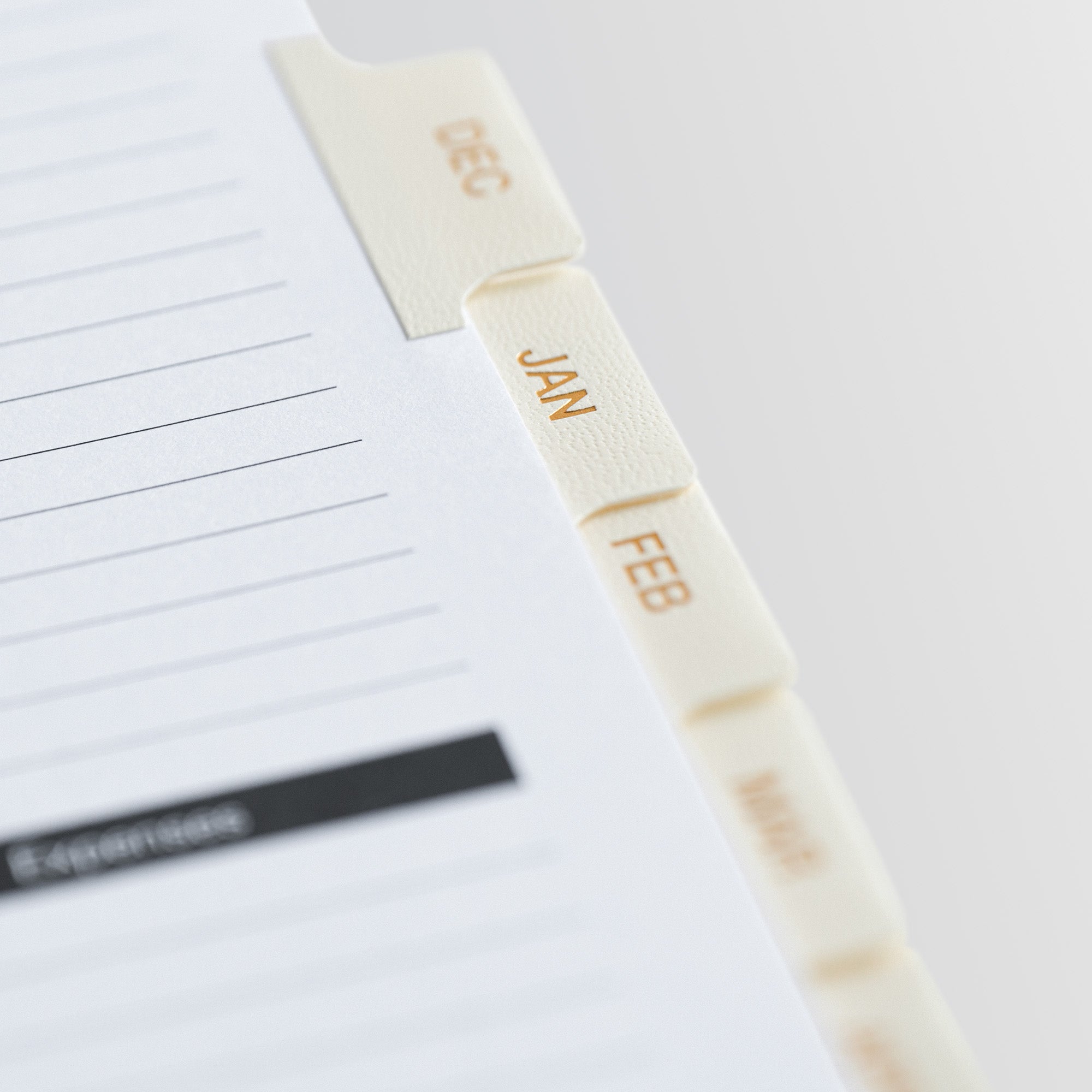 Nekmit Monthly Tab Divider