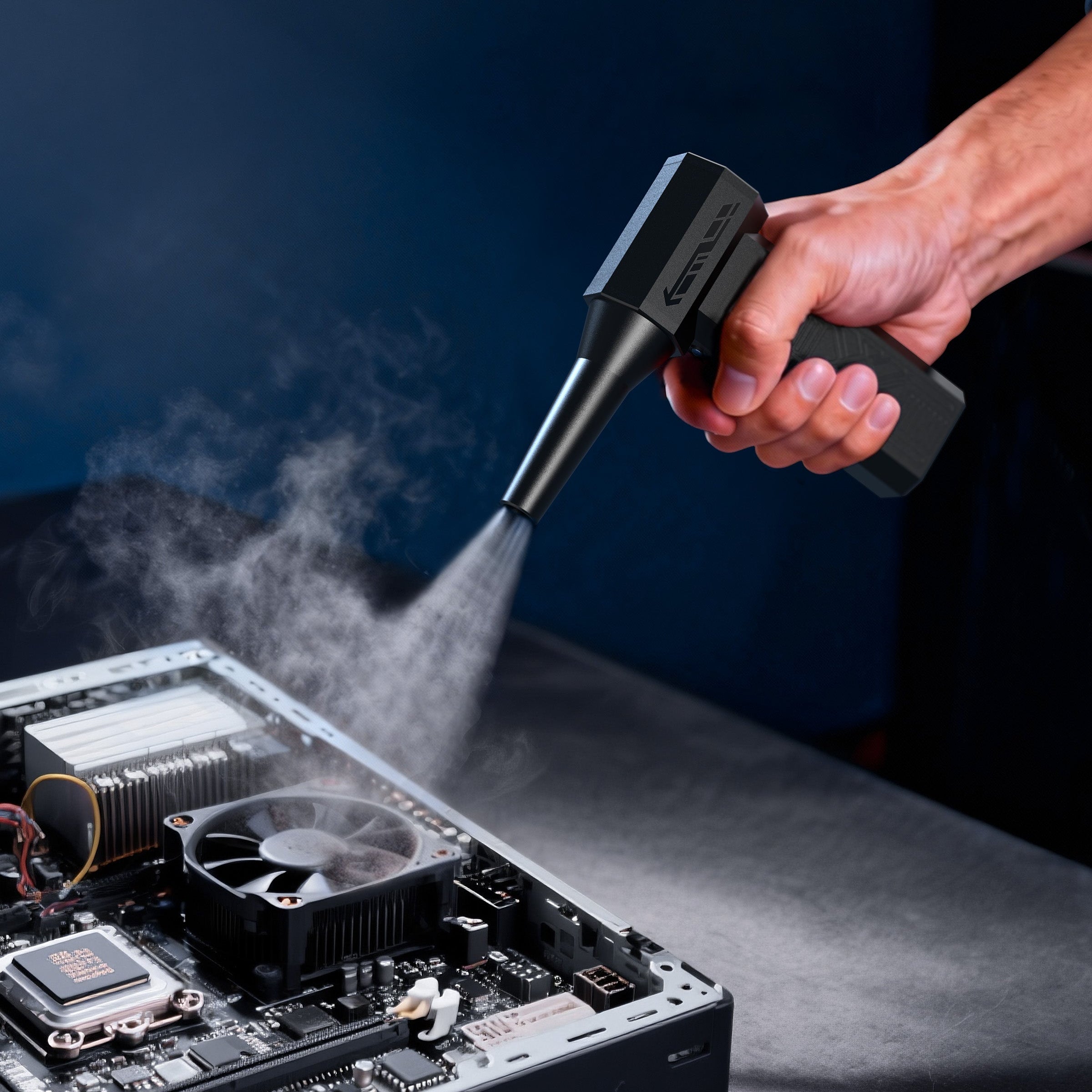 Nekmit Compressed Air Duster 120000RPM 4-Gear Adjustable with Fast Charging